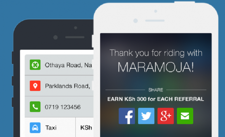 Kenya's Maramoja taxi