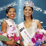 Thulisa Keyi and Tamaryn Green Miss South Africa