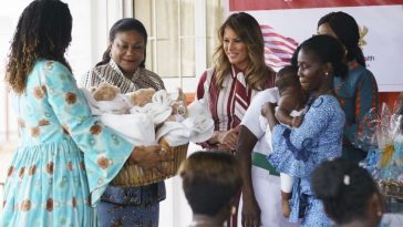 Melania Trump in Ghana