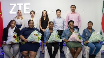 Five Female South African IT Students Receive a Sponsorship from ZTE