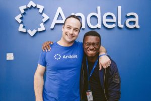 Jeremy Johnson (left), CEO of Andela