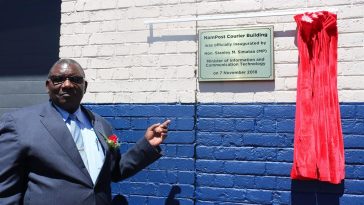 the Namibian Minister of Information Communications and Technology, Hon. Stanley Simataa