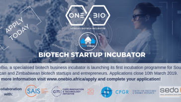 OneBio Launches an Incubation Program for South African and Zimbabwean Biotech Startups