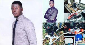 Samuel Oteke, a Young Nigerian Who Invents an Affordable Tech Device for Movie Producers