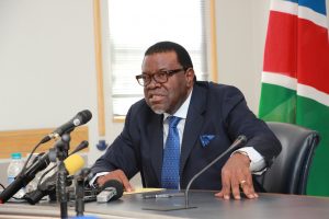 Namibian President, Hage Geingob