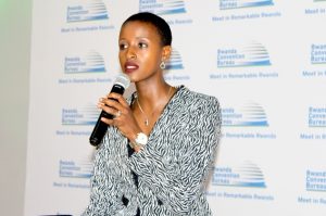 Nelly Mukazayire, CEO of Rwanda Convention Bureau