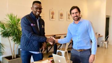 Melkies Ausiku (Left) and Chris Botha (Right)