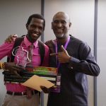 Tekwane Mwendwa, Co-Founder and CEO of Asilimia (Left)