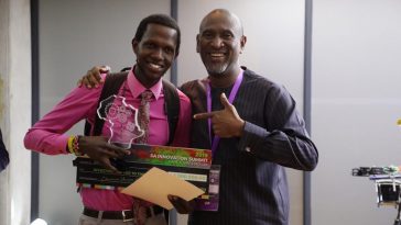 Tekwane Mwendwa, Co-Founder and CEO of Asilimia (Left)