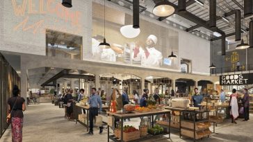 Artist impressiom of cape town v&a waterfront