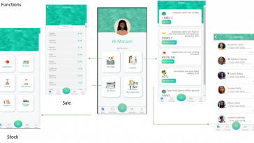 WEDP interface screens