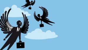 Angel investor animated graphics