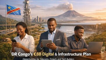 DR Congo’s €8B Digital & Infrastructure Plan: Opportunities for Telecoms, Fintech, and Tech Builders